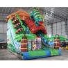 Forest Themed 5×8 Meter Inflatable Dry Slide , Commercial Inflatable Slide for sale