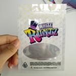 Mylar Runtz Sealed Plastic Bags Custom Printed For Cannabis Hemp Packaging