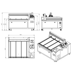 Dynamic / Static Mixing Method LED Electronic Potting Dispenser Machine