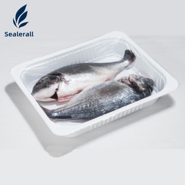 Live Fish MAP Plastic Box Food Tray Sealing Machines User Friendly