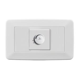  White Electronic Dimmer Switch Flame Resistant Dimmable Light Switch Long Usage Life Manufactures