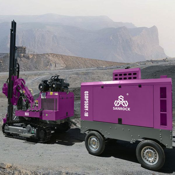 Portable Drilling Rig Machine High Quality Mining Machinery Crawler DTH Drilling Rig for sale