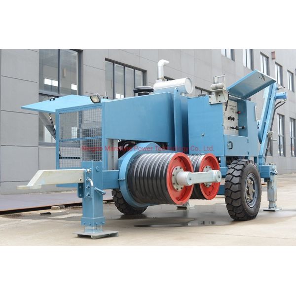 Hydraulic Conductor Stringing Equipment Power Line Wire Tensioner Puller