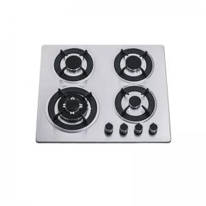 China Electronic Ignition 4 Burner Gas Hob Stove Stainless Steel on sale