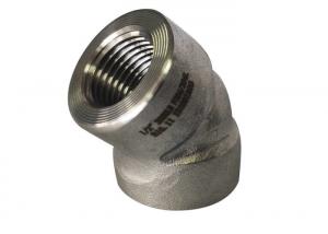  Class 2000 45D 2000LB 316L Female Threaded Elbow Manufactures