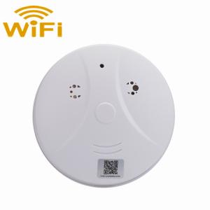 China Wireless spy hidden camera Smoke Detector 1920*1080 HD Spy Camera wifi DVR support iphone/Android P2P network Security s on sale