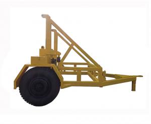 China 3T - 10T Heavy Duty Suspension Cable Drum Reel Carrier Trailer / Underground Cable Tools on sale