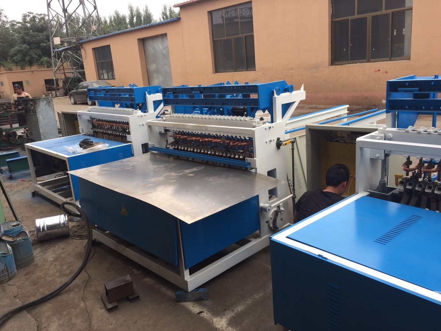 2 - 6mm Wire Diameter Automatic Wire Mesh Welding Machine For Construction Mesh