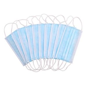 Breathable Earloop Disposable Face Mask Elastic Earloop EN 14683 TYPE IIR