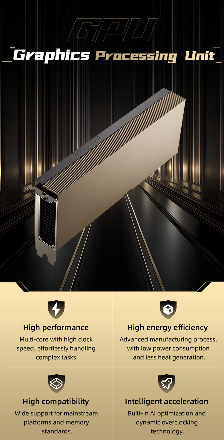 A16 64GB GDDR6 GPU Computing Card With PCIe 4.0X16 And 128 Bit Memory Interface
