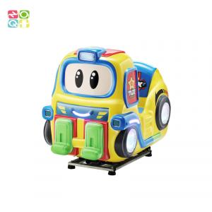 China Engineering Car Theme Amsuement Kiddie Ride 1 Seat Rocking Car With Children Racing Game on sale