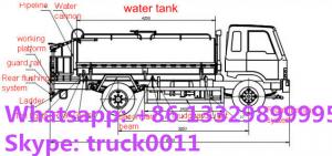  cheapest price high quality dongfeng RHD 95hp water sprinkling truck for sale, factory sale best price water carrier Manufactures