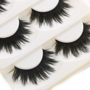 3 pairs natural false eyelashes fake lashes long makeup 3d mink lashes extension eyelash mink eyelashes for beauty #X11