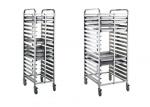  16/32 Tray Full-Size Bun / Sheet Pan Rack Assembled or Welding Type Stainless Steel Catering Equipment Manufactures