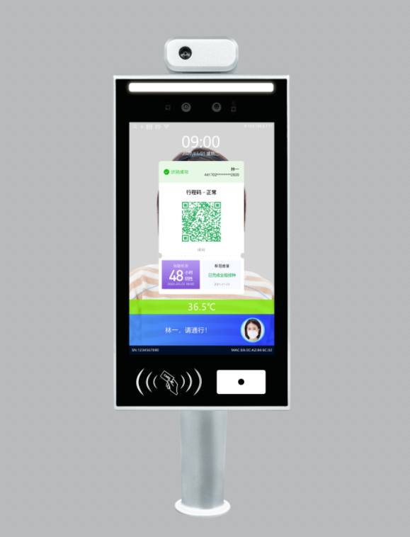 Fully Automatic 3D Face Recognition Machine , Biometric Attendance System With Door Lock