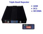 GSM DCS WCDMA Band Mobile Signal Repeater 27dBm Coverage 3000sqm ISO Approval