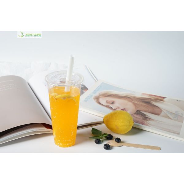 70mm PLA Compostable Coffee Cup Lids Biodegradable