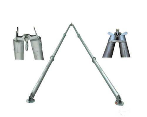 Stringing Tower Erection Tools Aluminum Alloy Tubular Derrick Crane