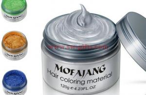 Hair Pomades Fashion Hair Coloring Strong Styling Hair Wax Disposable Hair Dye Mud Easy To Wash Plants Component