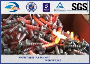  Ss8 Railway Spike Q235 Sleeper Screw Spike SGS standard ISO898-1 Manufactures