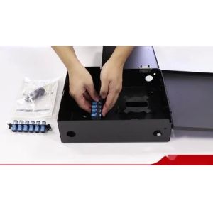 High Density MTP to LC Module Cassette with 6 LC Ports and Zirconia Ceramic Sleeves for 40 and 100Gbps Protocols