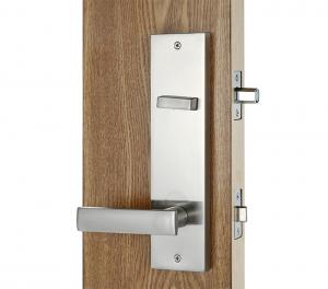  Satin Nickel Entry Door Handlesets With Lever Interior Two Bolts Manufactures