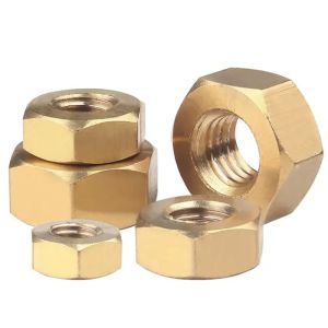 ANSI Standard Hex Head Nuts And Silver With Hexagonal Design
