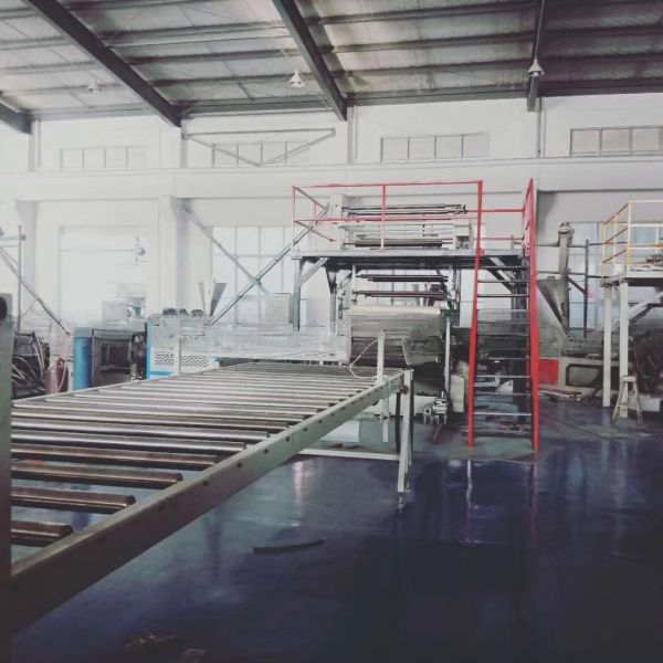Quality One Feed Mode PVC Marble Sheet Production Line with Full Intermeshing Engagement System for sale