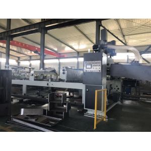 Touch Screen Flexo Printer Slotter Machine Easy Operation With Folder Gluer