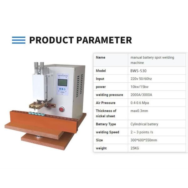 Mini Cylindrical Battery Pack Welding Machine 15KW For 18650 Battery