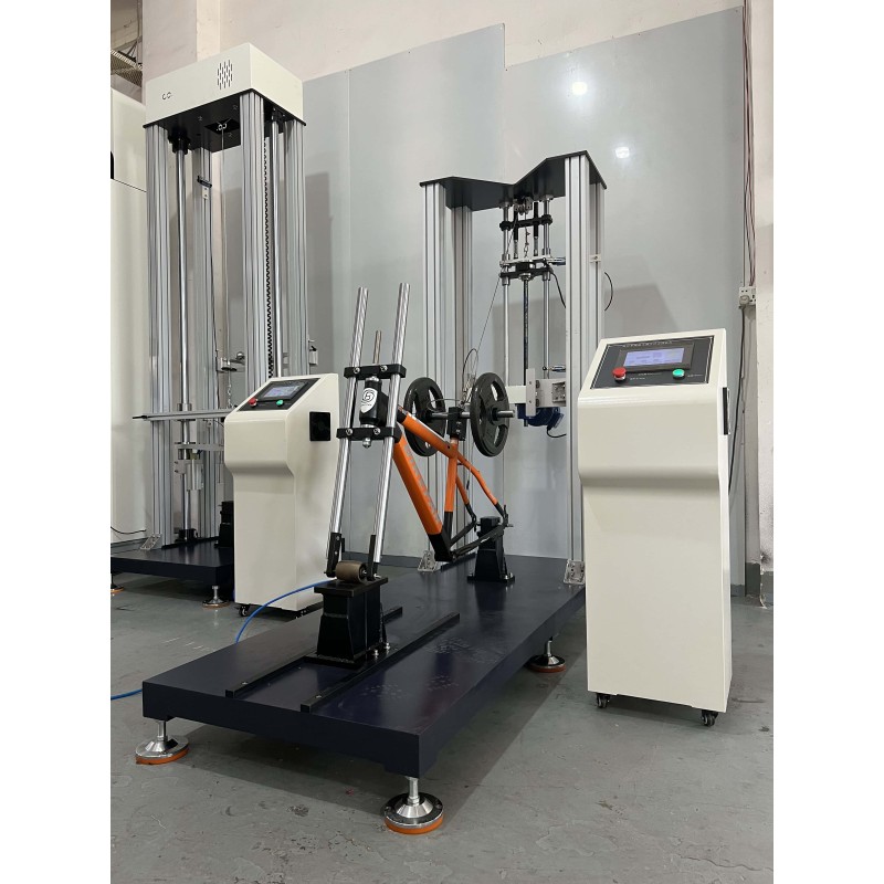 Bicycle Frame Drop Impact Testing Machine - PLC Controlled Frame and Fork Impact Resistance Tester
