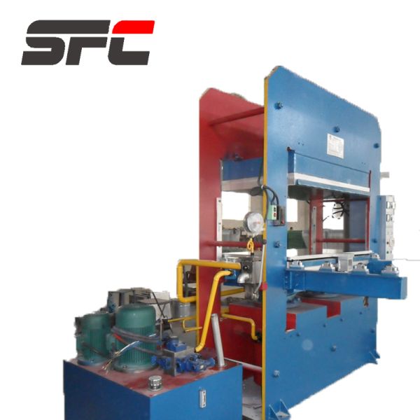 PLC Control Frame-type Plate Rubber Vulcanizing Machine with Customized Cylinder Stroke and 0-100MPa Pressure Range
