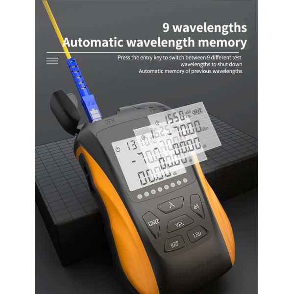 1625nm 15mw Optical Power Meter Multifunction