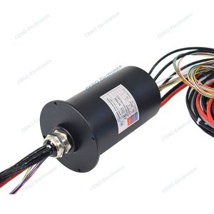 Ethernet Signal Slip Ring with electric power and option signal for robot arms