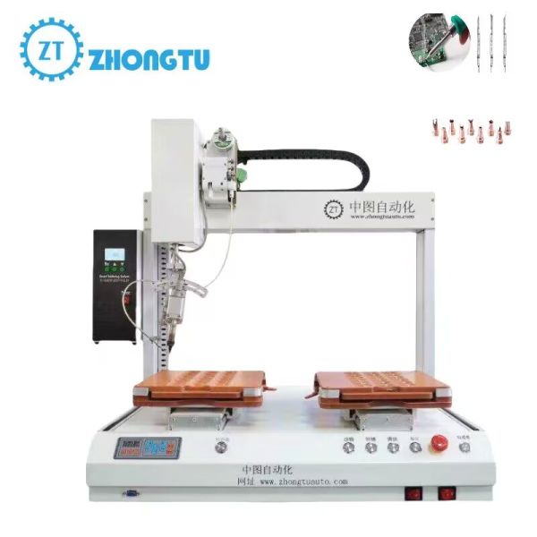 Quality Achieving Precise Motion Control Automatic Soldering Machine With Highly Reliable Metal Components for sale