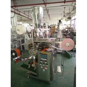 automatic filter bag coffee packing machine with thread and tag and envelop