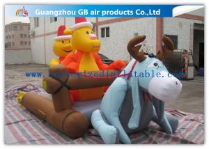 China Cartoon Inflatable Holiday Decoration , Inflatable Christmas Yard Decorations on sale