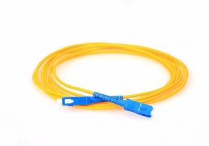  Military FTTH Indoor Fiber Optic Patch Cord Cable With SC UPC Male Connector Manufactures
