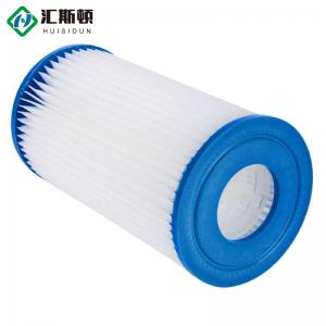  PP Blue white 10*4.5inch High Flow Above Ground Swimming Pool Cartridge Filter System Manufactures