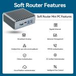 Intel Core i3 1125G4 Firewall Soft Router With Six 2.5G Ethernet And One COM