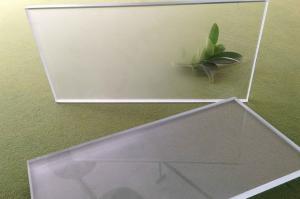  Customized Safety Frosted Glass Acid Etched Glass Ultra Clear Anti Fog Mirror Manufactures