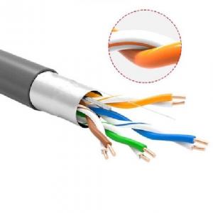 China PVC Jacket FTP Lan Cable CAT5e Copper Conductor Wire Cable ODM on sale