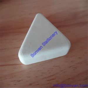  3D triangular eraser, triangular shape eraser,triangular design promotional eraser Manufactures