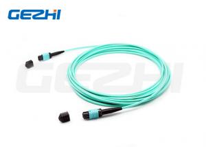  12F MPO(Female) - MPO(Female) 3.0mm LSZH Fiber Patch Cable / Trunk Cable Manufactures
