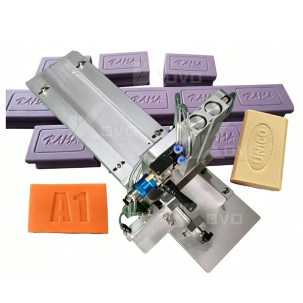 Small Semi Auto Pneumatic Soap Cutting Machine With Soap Making Machine For Small Business