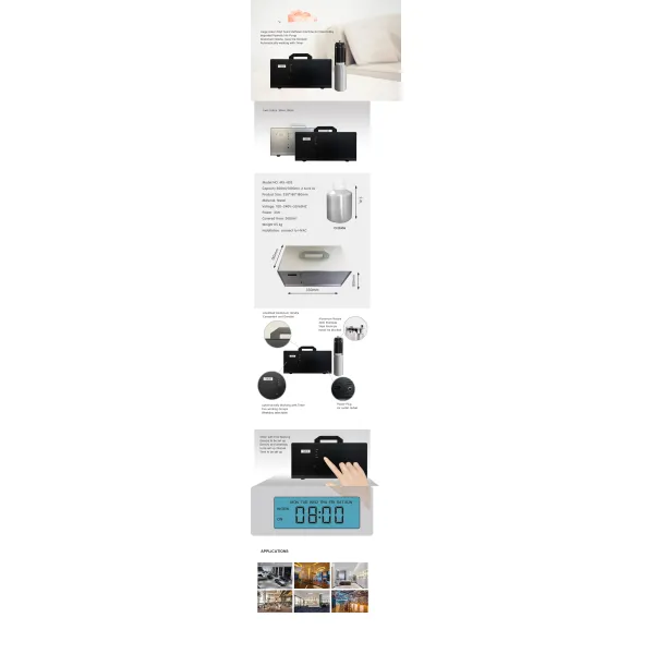 3000cbm Central Air Conditioning Scent Delivery System with Imported Air Pump, Commercial Scent Diffuser Machine