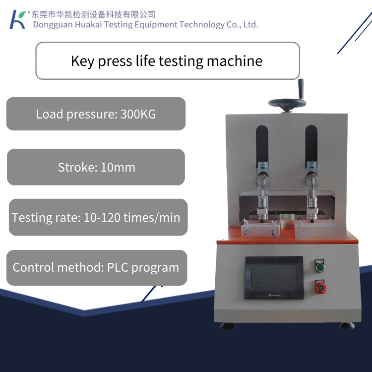 PLC-Controlled Customizable Button & Keyboard Life Testing Equipment for Durability and Reliability Assessment