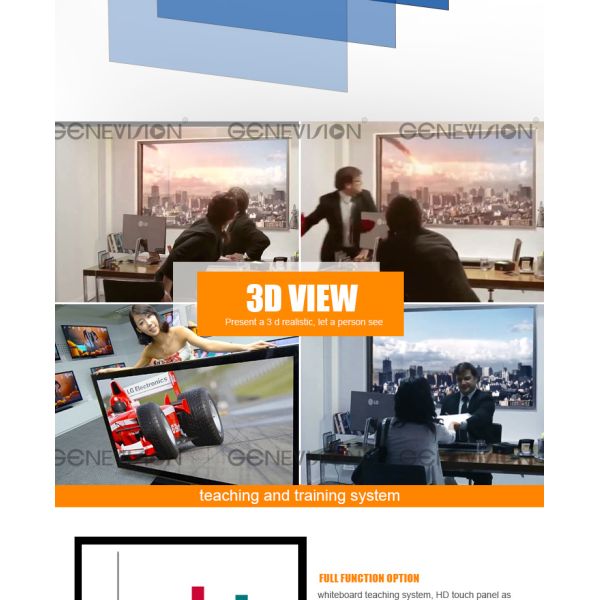 Windows 10 Wall Mount 65 Inch Touch Screen Whiteboard