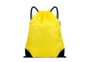  210d Polyester Drawstring Bag , Custom Drawstring Backpack Multi - Function Manufactures