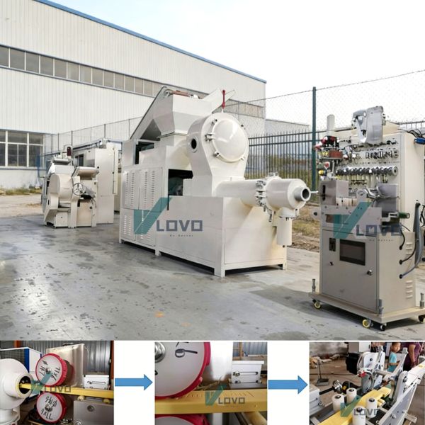 High Efficiency Automatic Soap Making Machine | Soap Extruder Cutting Production Line for Sale